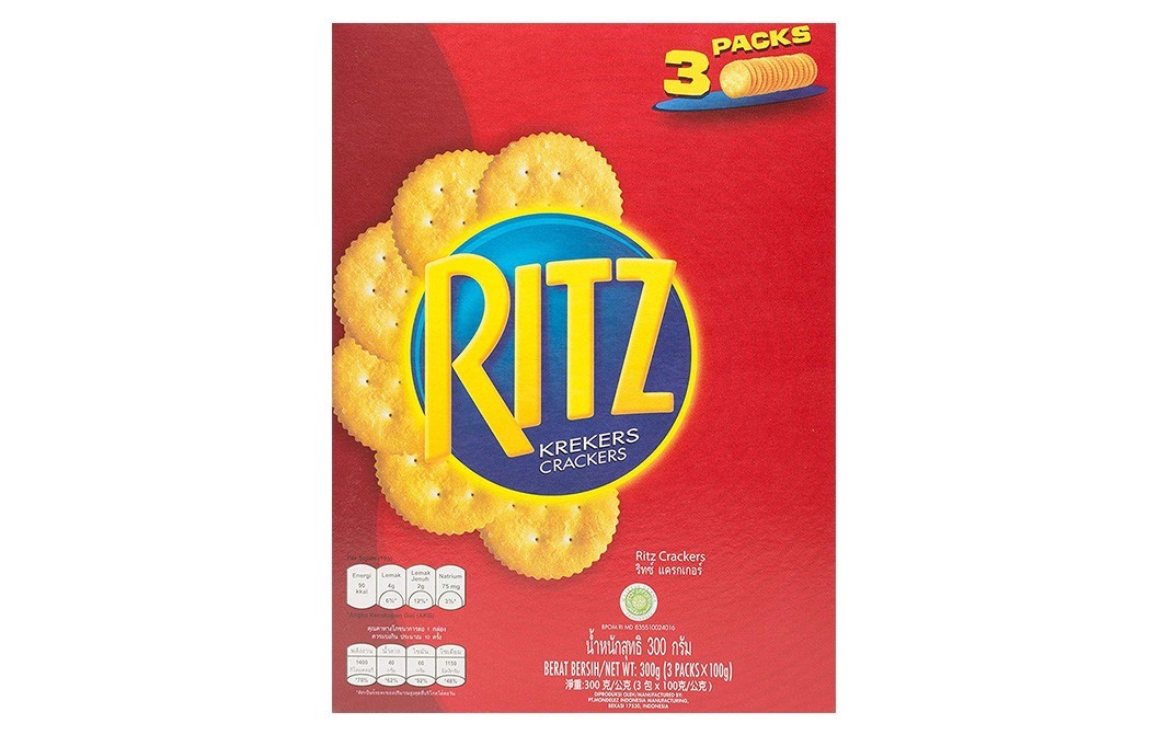 Ritz Krekers Crackers    Box  300 grams